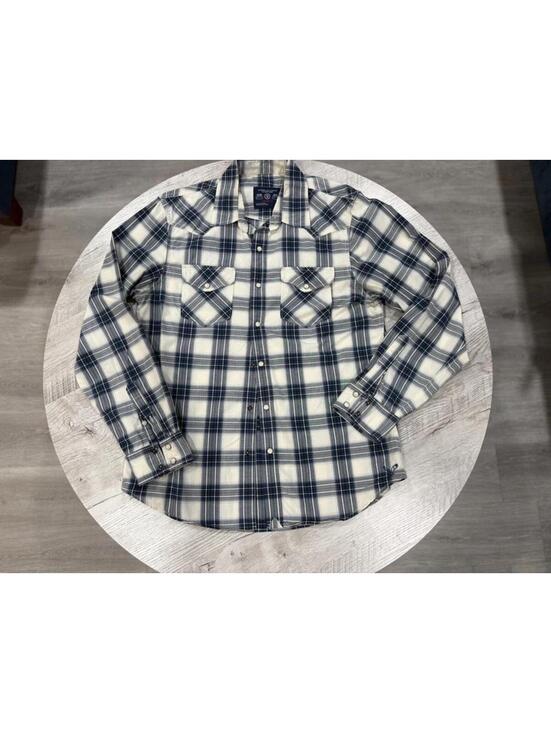 American Eagle Outfitters Other - American Eagle Vintage Fit Plaid Pearl Snap Western Shirt Medium